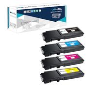 LCL Cartucce di Toner Compatibile 6655 106R02745 106R02746 106R02747 106R02744 for Xerox WorkCentre 6655i High Yield (KCMY) Sostituzione per Xerox WorkCentre 6655 6655i