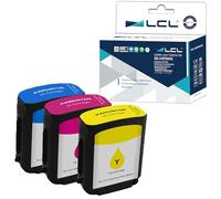 LCL Cartucce d'inchiostro Compatibile 82 C4911A C4912A C4913A (1Ciano 1Magenta 1Giallo) Sostituzione per HP DesignJet printers: 510 Designjet 500 500ps 500Plus 800 800ps 815 815mfp 820 820mfp