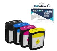 LCL Cartucce d'inchiostro Compatibile 82 CH565A C4911A C4912A C4913A (1Nero 1Ciano 1Magenta 1Giallo) Sostituzione per HP DesignJet printers 510