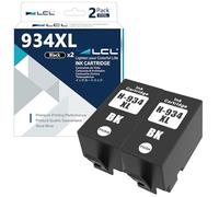 L artucce d'inchiostro Compatibile 934XL 934XLBK (2 Nero) Sostituzione per HP Officejet Pro 6830 6230 6815 6835 6812 6820 6220 6836 OfficeJet 6220 6800 6822 6825