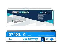 LCL Cartucce d'inchiostro Compatibile 970XL 970 XL 971XL 971 XL CN622AE CN626AE High Yield (1 Ciano) Sostituzione per HP Officejet Pro X451DN X451DW X476DN X476DW X551DW X576DW X576dn MFP