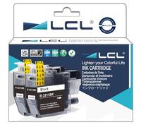 LCL Cartucce d'inchiostro Compatibile LC-3211 LC3211 LC-3211BK LC3211BK (2 Nero) Sostituzione per Brother DCP-J770 DCP-J772DW DCP-J774DW MFC-J890DW MFC-J895 MFC-J497DW DCP-J572DW MFC-J491DW MFC-J895DW