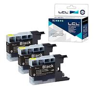 LCL Cartucce d'inchiostro Compatibile LC1240 LC1280 LC1240BK LC1280BK Nero Sostituzione per Brother MFC-J6510DW MFC-J6710DW MFC-J6910DW MFC-J5910CDW MFC-J6710CDW MFC-J6910CDW MFC-J5910DW (3Pack)