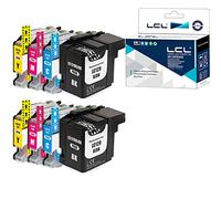 LCL Cartucce d'inchiostro Compatibile LC129 LC129XL LC125XL LC129XLBK LC125XLC LC125XLM LC125XLY Sostituzione per Brother J6520DW J6720DW J6920DW (8-Pack 2Nero 2Ciano 2Magenta 2Giallo)