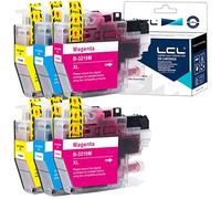LCL Cartucce d'inchiostro Compatibile LC3217 LC3219 LC-3219XL LC3219XL LC3219XLC LC3219XLM LC3219XLY (2Ciano 2Magenta 2Giallo) Sostituzione per Brother MFC-J 5330DW XL MFC-J5330DW MFC J5830DW