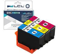 LCL Cartuccia d'inchiostro compatibile 202 202XL C13T02H24010 C13T02H34010 C13T02H44010 (1Ciano 1Magenta 1Giallo) Sostituzione per Epson Expression Premium XP-6000 XP-6005 XP-6100 XP6105 XP6000 XP6005
