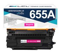 L F453A Magenta Cartucce di Toner Compatible per HP CF453A 655A (1Pack) | per HP Color LaserJet Enterprise Flow MFP M681f M681z M682z Color LaserJet Enterprise M652dn M652n M653dh M653dn M653x M681dh