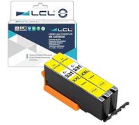 LCL CLI-531 XXL Cartucce d'inchiostro ricambio per Canon CLI-531Y CLI-531 Giallo Cartucce di stampante Compatibili con Canon TS8750 TS8751 (2-Pack,Alta capacità, Giallo)