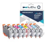 LCL CLI-65Cartucce d'inchiostro Compatibile per Canon CLI-65 CLI65 Sostituzione per PIXMA PRO-200 (8-PACK BK/C/M/Y/PC/PM/GY/LGY 13.5ml*8)