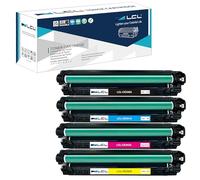 L ompatibile 651A CE340A CE341A CE342A CE343A Cartuccia di toner | Sostituzione per HP Laserjet MFP M775 M775dn M775f M775z M775z+ (4Pack KCMY)