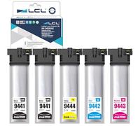 LCL Compatibile Cartucce d'inchiostro T9441 T9442 T9443 T9444 C13T944140 C13T944240 C13T944340 C13T944440 (2KCMY) Sostituzione per Epson WorkForce Pro WF-C5210 WF-C5210DW WF-C5290 WF-C5290DW WF-C5710