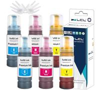 L ompatible con 102 Flacone di Inchiostro multipack (2C2M2Y,6-Pack) | Sostituzione per epson ET-2700 ET-2750 ET-2751 ET-2756 ET-2850 ET-2851 ET-2856 ET-3700 ET-3750 ET-3850