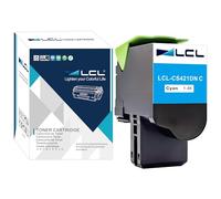 LCL CS421 Ciano Cartucce di Toner Compatible per Lexmark 78C20C0 per Lexmark CS421 CS421dn CS521 CS521dn CS622 CS622de CX421 CX421adn CX522 CX522ade CX622 CX622ade CX625 CX625ade CX625adhe(1-Pack)