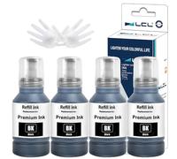 L lacone di Inchiostro Compatible con 104 Nero Alta capacità (4Pack)