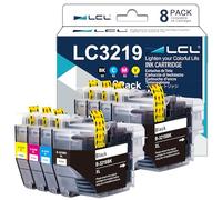 LCL LC3217 LC3219XL Alta capacità Cartucce d'inchiostro Compatibile per Brother LC-3219XL LC-3219XLBK LC-3219XLC LC-3219XLM LC-3219XLY per MFC-J5330DW XL MFC-J5330DW MFC J5830DW MFC-J6530DW (2K2C2M2Y)