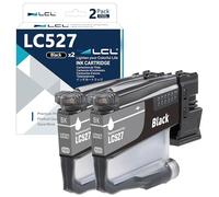 LCL LC527 Nero cartucce d'inchiostro Compatibile per Brother LC527 LC527BK Sostituzione per Brother MFC-J4350DW MFC-J4550DW MFC-J6760DW MFC-J6960DW (2-Pack)