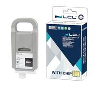LCL PFI-710MBK Matte nero Alta capacità da 700ML-ml Cartuccia d'inchiostro Compatibile per imagePROGRAF TX-2000/TX-2100/TX-2200/TX-3000/TX-3000 MFP T36/TX-3100/TX-3100 MFP Z36/TX-3200/TX-3200(1-Pack)
