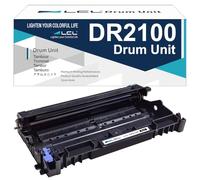 LCL Tamburo Compatibile DR2100 DR-2100 Drum 12000 pagine Nero (1-Pack) | Compatibile per Brother DCP-7030 DCP-7032 DCP-7040 DCP-7045N HL-2140 HL-2150N HL-2170W HL-2170N MFC-7320 MFC-7320W MFC-7340