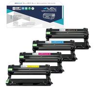 LCL Tamburo Compatibile per Brother Nero Drum Unit DR-241 DR241 DR241CL DR-241CL per DCP-9015CDW DCP-9017CDW DCP-9020CDW DCP-9022CDW HL-3140CW HL-3142CW (4Pack, Per Nero o Ciano o Magenta o Giallo)