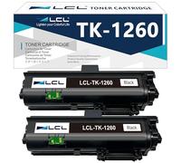 LCL TK-1260 Nero Cartuccia di toner compatibile per Kyocera TK1260 TK-1260 Sostituzione per Kyocera Ecosys PA4000x PA4000wx (2-Pack)