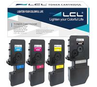 LCL TK-5230 TK5230 Cartucce di Toner Compatibile per Kyocera TK-5230 KCMY | TK-5230K TK-5230C TK-5230M TK-5230Y Compatible per Kyocera Ecosys P5021 P5021cdn P5021cdw M5521 M5521cdn M5521cdw(4-Pack)