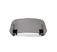 LCLXYC Moto Deflettore per Ducati Multistrada V4 Rally 2023-2024,Prolunga Parabrezza Universale Moto da Corsa,140mm*360mm-Gris