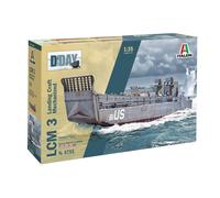 MODELLINO BARCA STATICO ITALERI LCM3 LANDING CRAFT MILITARY D-DAY NORMANDY 1/35