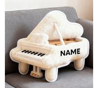 LCMAIT Cuscino Personalizzato a Forma di Pianoforte Cuscino Personalizzato con Nome Regali Commemorativi per Feste di Compleanno e Natale per Bambini e Bambine Decorativo per Divano (Pianoforte)