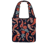 lcndlsoe Borsa a tracolla da donna, in tela, con motivo teschio pirata, per lavoro, shopping, palestra, Multicolore 6., 14.1x14.9in/36x38cm