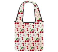 lcndlsoe Borsa a tracolla da donna in tela, motivo con ossa di teschio, per lavoro, shopping, palestra, Multicolore 13, 14.1x14.9in/36x38cm