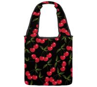lcndlsoe Borsa a tracolla da donna in tela, motivo con ossa di teschio, per lavoro, shopping, palestra, Multicolore 8., 14.1x14.9in/36x38cm