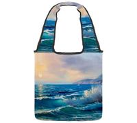 lcndlsoe Borsa a tracolla in tela con cane carlino So Sad, borsa a tracolla da donna, per lavoro, shopping, palestra, Multicolore 8., 14.1x14.9in/36x38cm
