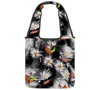 lcndlsoe Borsa a tracolla in tela, con faccia di panda in stile cartone animato, borsa a tracolla da donna in, Multicolore 5., 14.1x14.9in/36x38cm