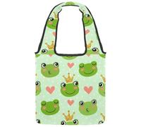 lcndlsoe Borsa a tracolla in tela, con faccia di panda in stile cartone animato, borsa a tracolla da donna in, Multicolore 15., 14.1x14.9in/36x38cm