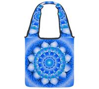 lcndlsoe Borsa a tracolla in tela, con faccia di panda in stile cartone animato, borsa a tracolla da donna in, Multicolore 7, 14.1x14.9in/36x38cm