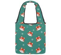 lcndlsoe Borsa a tracolla in tela, motivo con coccinelle e pois rossi e neri, borsa a tracolla da donna per lavoro, shopping, palestra, Multicolore 12., 14.1x14.9in/36x38cm
