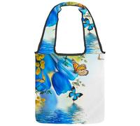 lcndlsoe Borsa a tracolla in tela, motivo dinosauri, vulcano, cactus, borsa a tracolla da donna, per lavoro, shopping, palestra, Multicolore 3, 14.1x14.9in/36x38cm