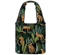 lcndlsoe Borsa da donna in tela, Torre Eiffel di Parigi e bici con palloncini, borsa a tracolla da donna, per lavoro, shopping, palestra, Multicolore 12., 14.1x14.9in/36x38cm
