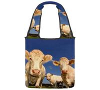 lcndlsoe Borsa di tela di canapa, Cina Elemento Meraviglioso Tradizionale Rosso Porta Modello Donna Borsa a Spalla per il, Multicolore 8., 14.1x14.9in/36x38cm