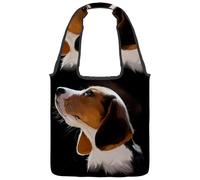 lcndlsoe Borsa di tela di canapa, Cina Elemento Meraviglioso Tradizionale Rosso Porta Modello Donna Borsa a Spalla per il, Multicolore 7, 14.1x14.9in/36x38cm
