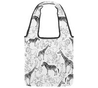 lcndlsoe Borsa tote in tela, belle conchiglie con pesce borsa a tracolla da donna per lavoro, shopping, palestra, Multicolore 14., 14.1x14.9in/36x38cm