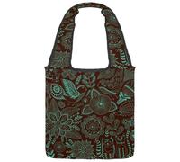 lcndlsoe Borsa tote in tela, belle conchiglie con pesce borsa a tracolla da donna per lavoro, shopping, palestra, Multicolore 2., 14.1x14.9in/36x38cm