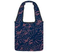 lcndlsoe Borsa tote in tela, borsa a tracolla da donna con foglie nere tropicali per lavoro, shopping, palestra, Multicolore 2., 14.1x14.9in/36x38cm