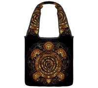 lcndlsoe Borsa tote in tela, borsa a tracolla da donna con motivo Space Universe Cosmic Stars, per lavoro, shopping, palestra, Multicolore 15., 14.1x14.9in/36x38cm