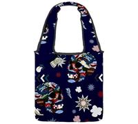 lcndlsoe Borsa tote in tela, borsa a tracolla da donna con motivo Space Universe Cosmic Stars, per lavoro, shopping, palestra, Multicolore 14., 14.1x14.9in/36x38cm