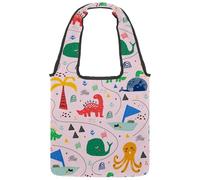 lcndlsoe Borsa tote in tela, borsa a tracolla da donna con motivo Space Universe Cosmic Stars, per lavoro, shopping, palestra, Multicolore 7, 14.1x14.9in/36x38cm