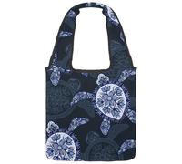 lcndlsoe Borsa tote in tela, borsa a tracolla da donna con villaggio della città vecchia pesca scene di vita per lavoro shopping palestra, Multicolore 5., 14.1x14.9in/36x38cm