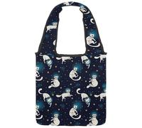 lcndlsoe Borsa tote in tela, borsa a tracolla da donna con villaggio della città vecchia pesca scene di vita per lavoro shopping palestra, Multicolore 10., 14.1x14.9in/36x38cm