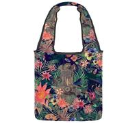 lcndlsoe Borsa tote in tela, borsa a tracolla da donna con villaggio della città vecchia pesca scene di vita per lavoro shopping palestra, Multicolore 2., 14.1x14.9in/36x38cm