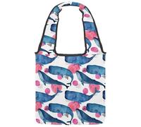 lcndlsoe Borsa tote in tela, borsa a tracolla da donna Crazy Rock Skulls Pins Chitarre Rock Labbra modello borsa a tracolla per lavoro shopping palestra, Multicolore 6., 14.1x14.9in/36x38cm